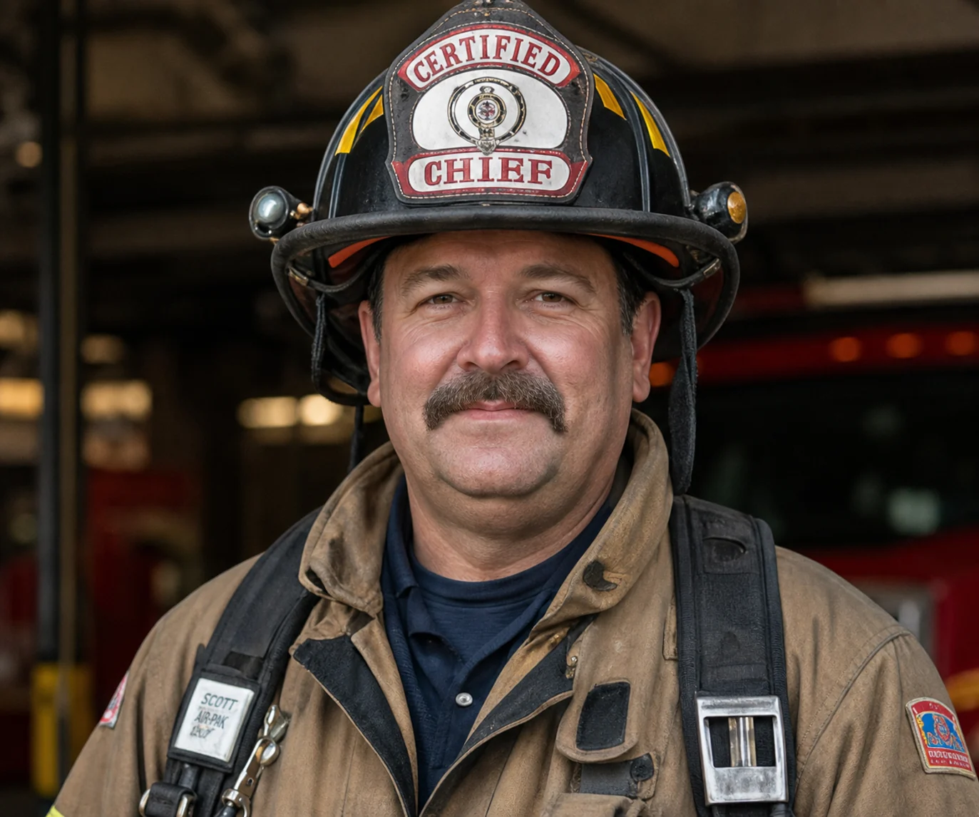 The department volunteer Fire Chief